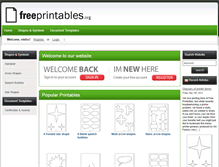 Tablet Screenshot of freeprintables.org